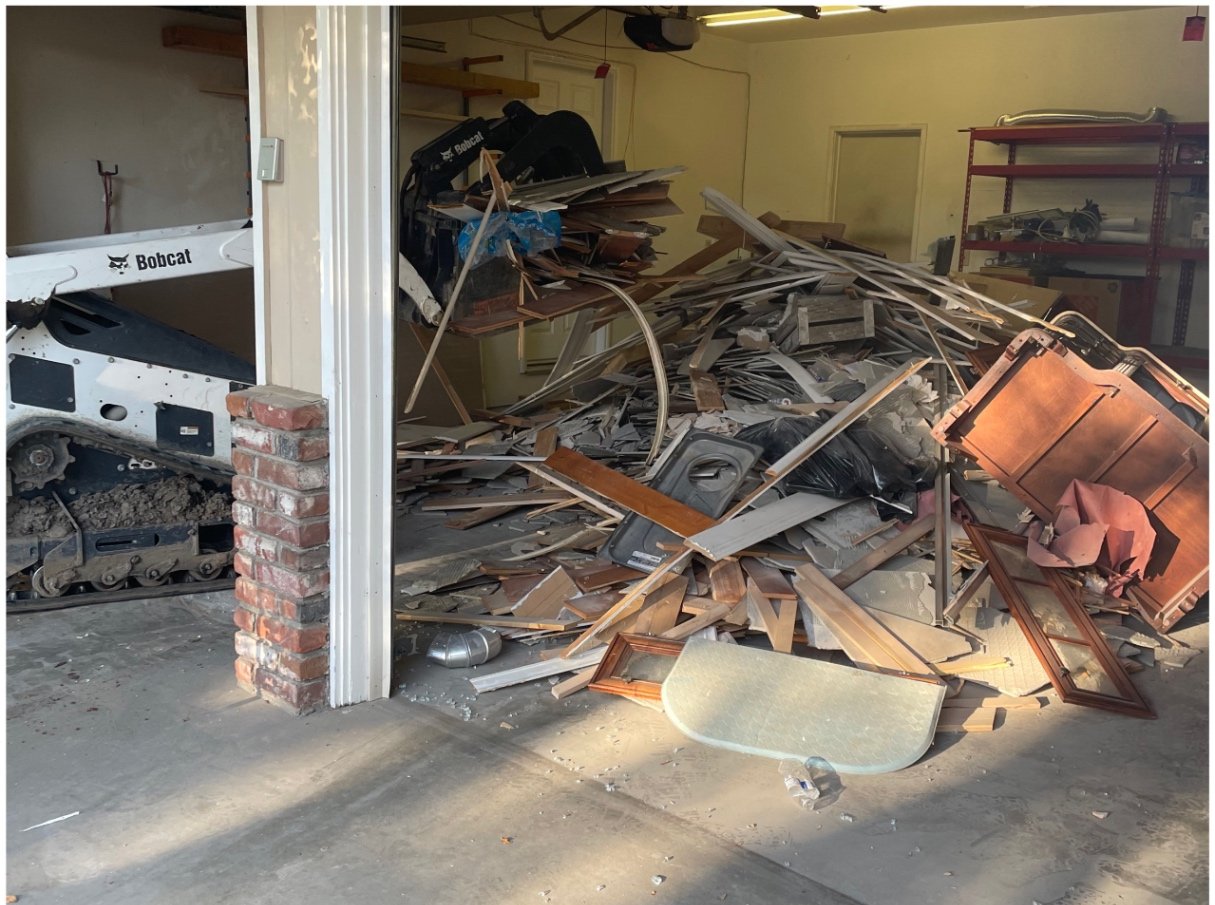Garage clean-out — before